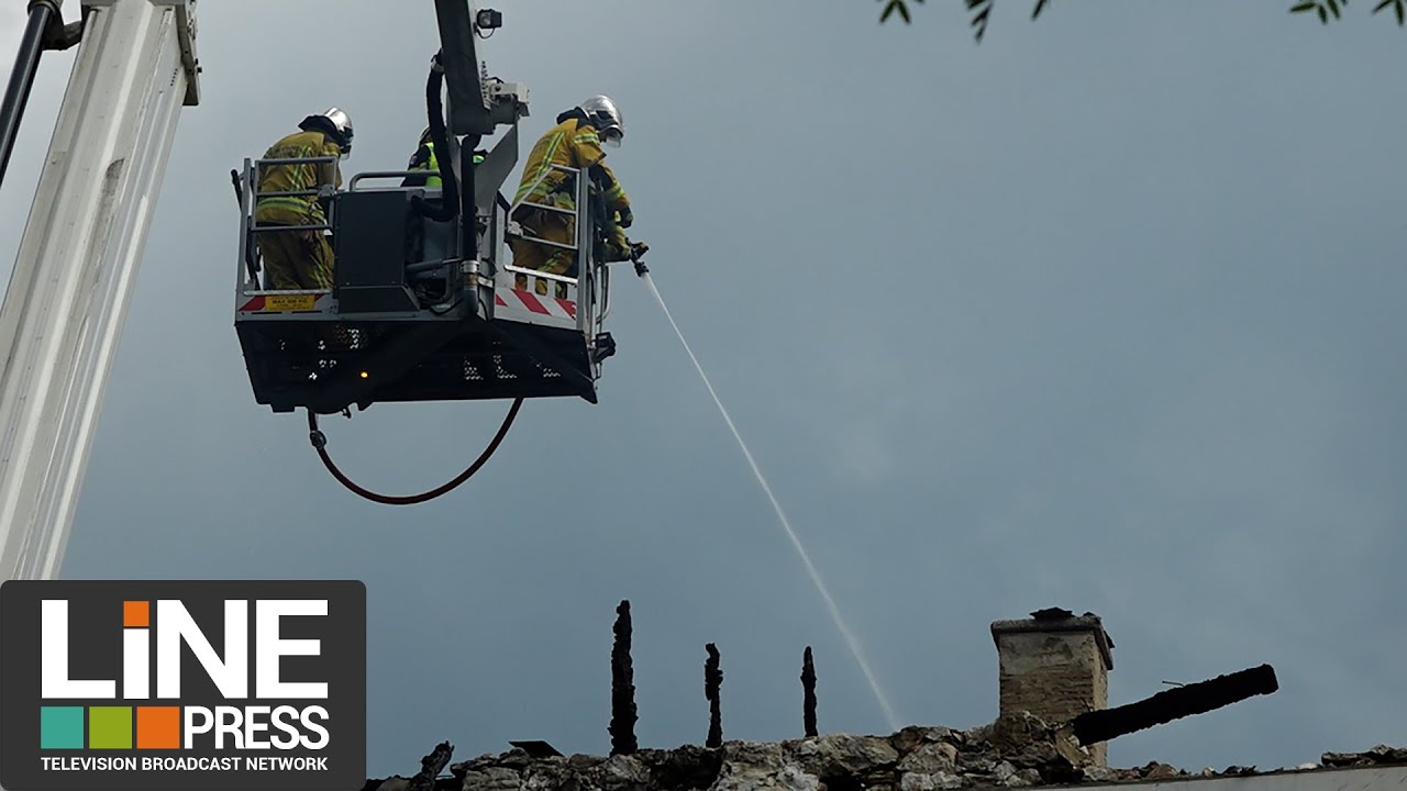Incendie dans une Sous-Préfecture / Saint-Julien-en-Genevois (74) - France 19 mai 2022