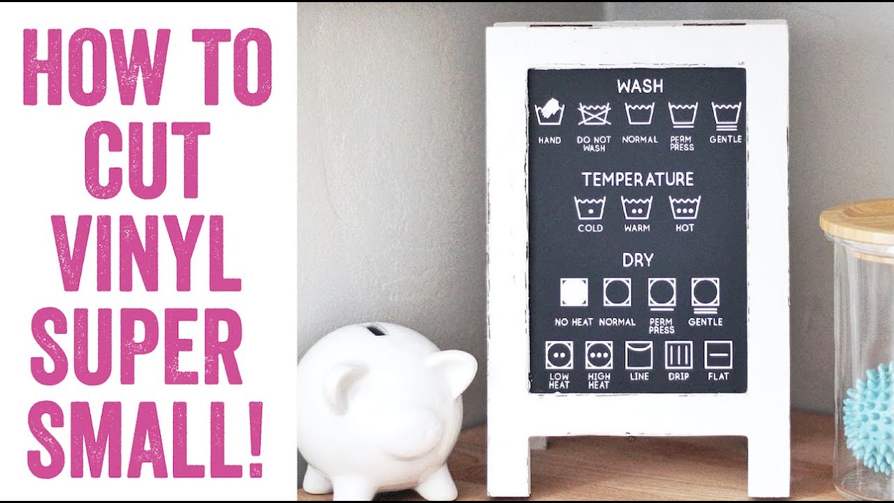 How to Cut Super Small Letters using Your Cricut and StarCraft HD Vinyl!