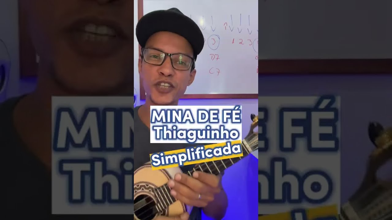 Aprenda “Mina de Fé” - Thiaguinho - Palhetada do Zero com Muvuca do Cavaco