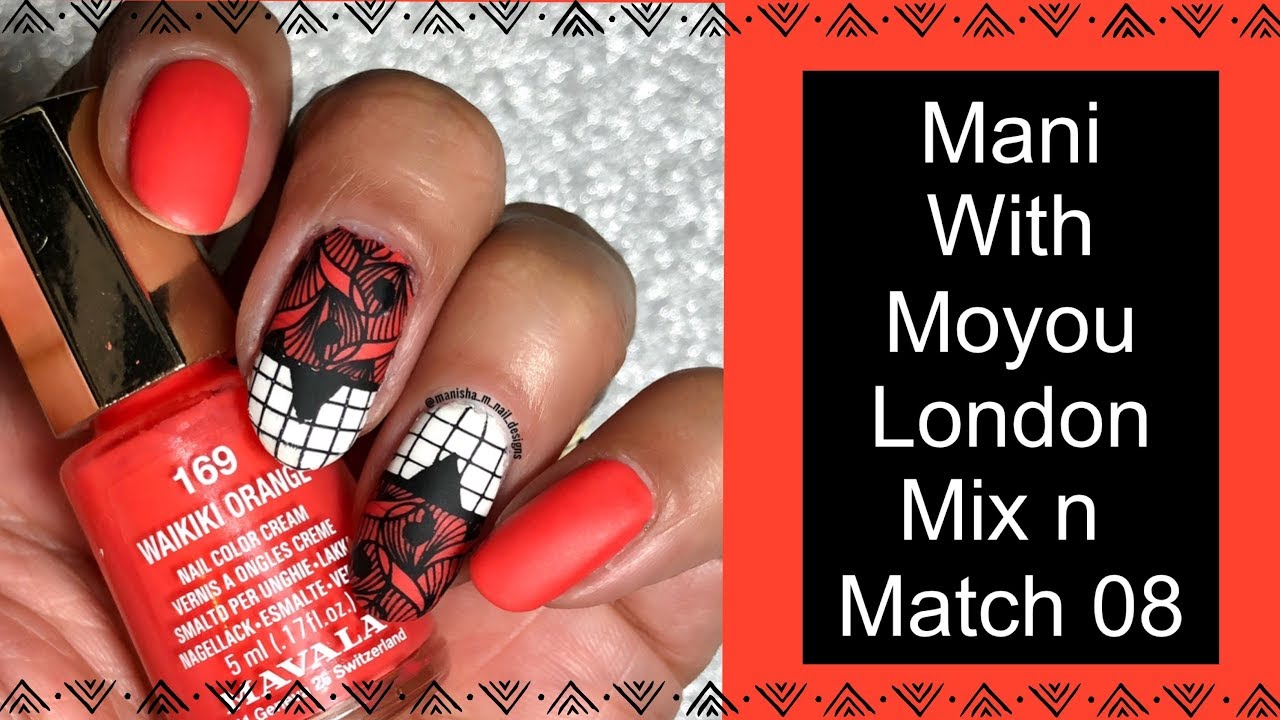 Mani with MoYou London ‘Mix n Match 08’ || MoYou London