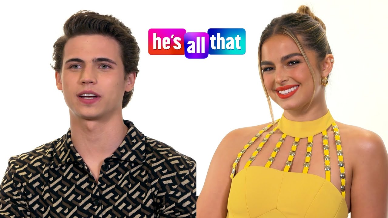 HE'S ALL THAT: Backstage with Addison Rae, Tanner Buchanan & cast! | Exclusive Interview