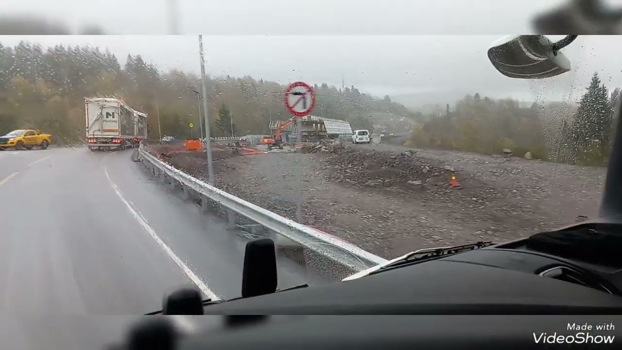 Droga E 16 Bjørum Skaret .