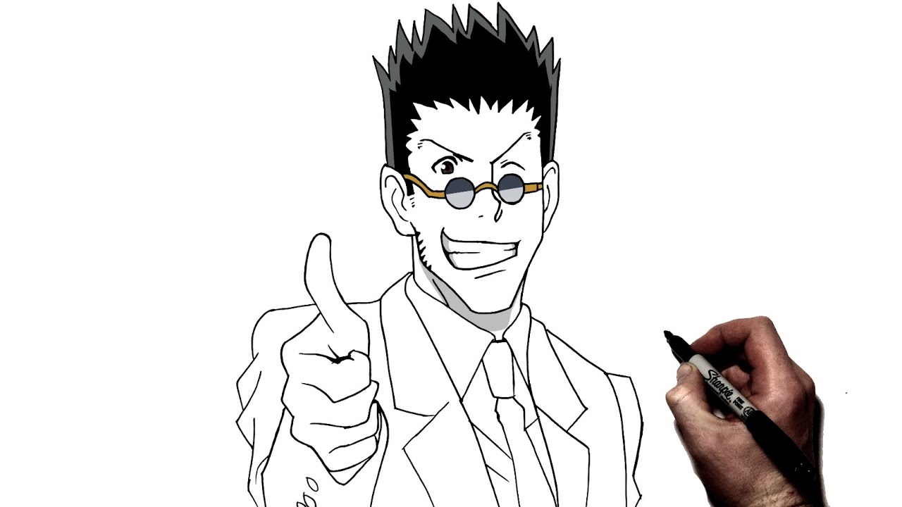 How To Draw Leorio | Step By Step | Hunter X Hunter