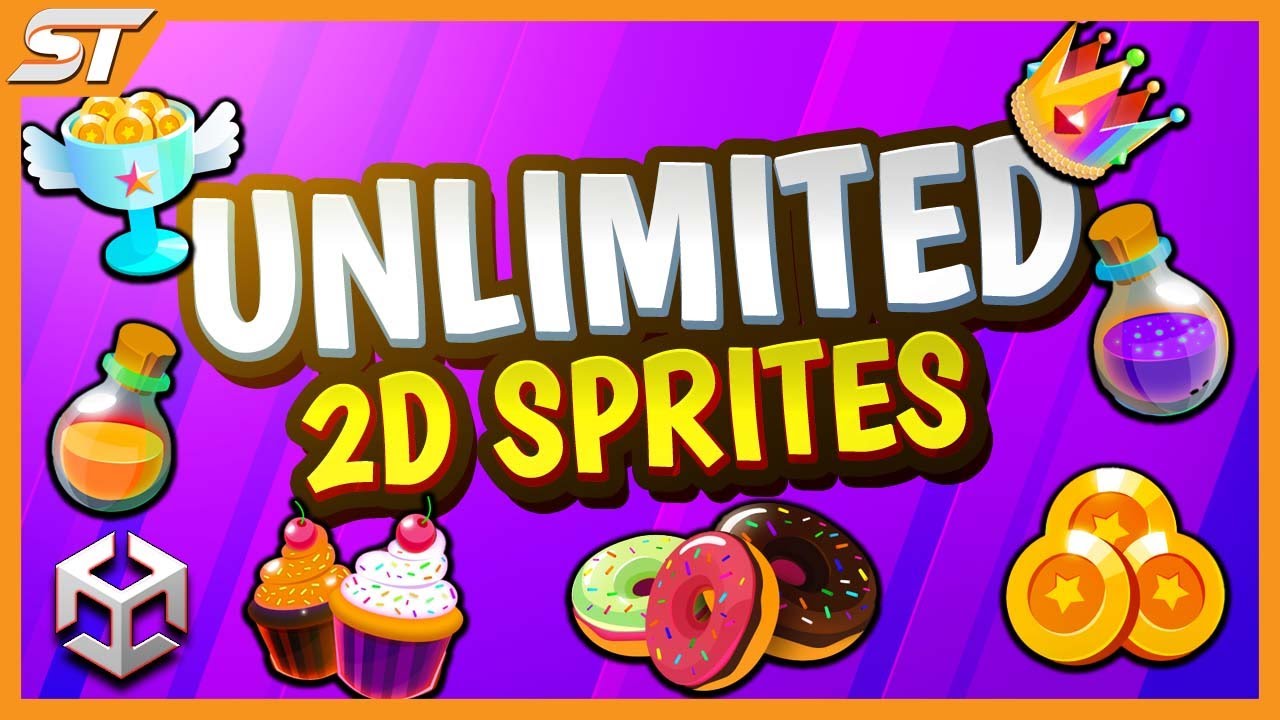 Безлимитные 2D-спрайты для UNITY! (БЕСПЛАТНЫЙ загрузчик иконок)