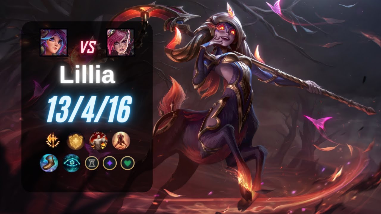 LILLIA JUNGLE vs VI - EUW LoL Challenger Patch 14.4