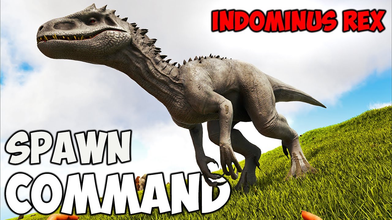 Indominus Rex ARK Spawn COMMAND | How To Summon INDOMINUS REX Ark CODE 2023