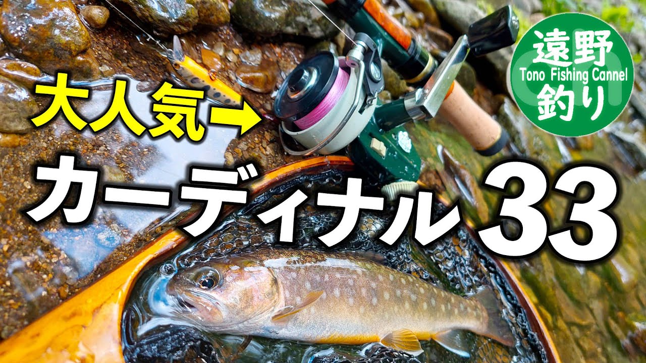 【渓流ルアー】『カーディナル33』は楽しいじぇ！！