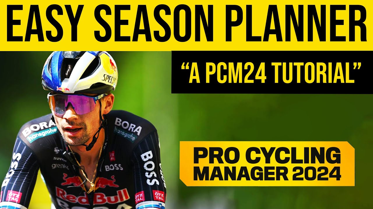 Pro Cycling Manager 2024  Tutorial - HOW TO PLAN YOUR SEASON EASILY AND QUICKLY !