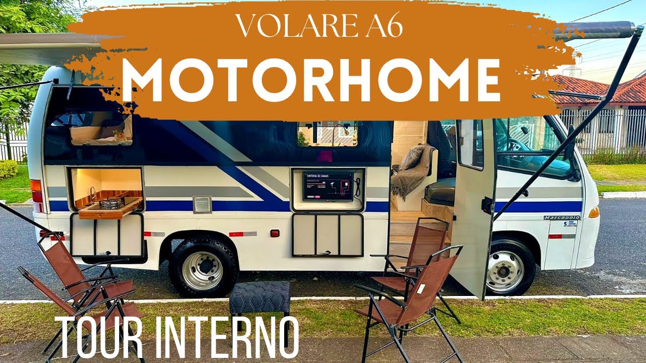 Tour Motorhome Microonibus Volare A6 microônibus