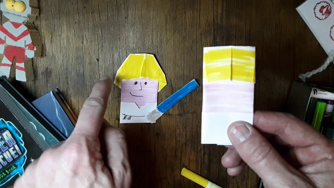How to Fold Origami Luke Skywalker