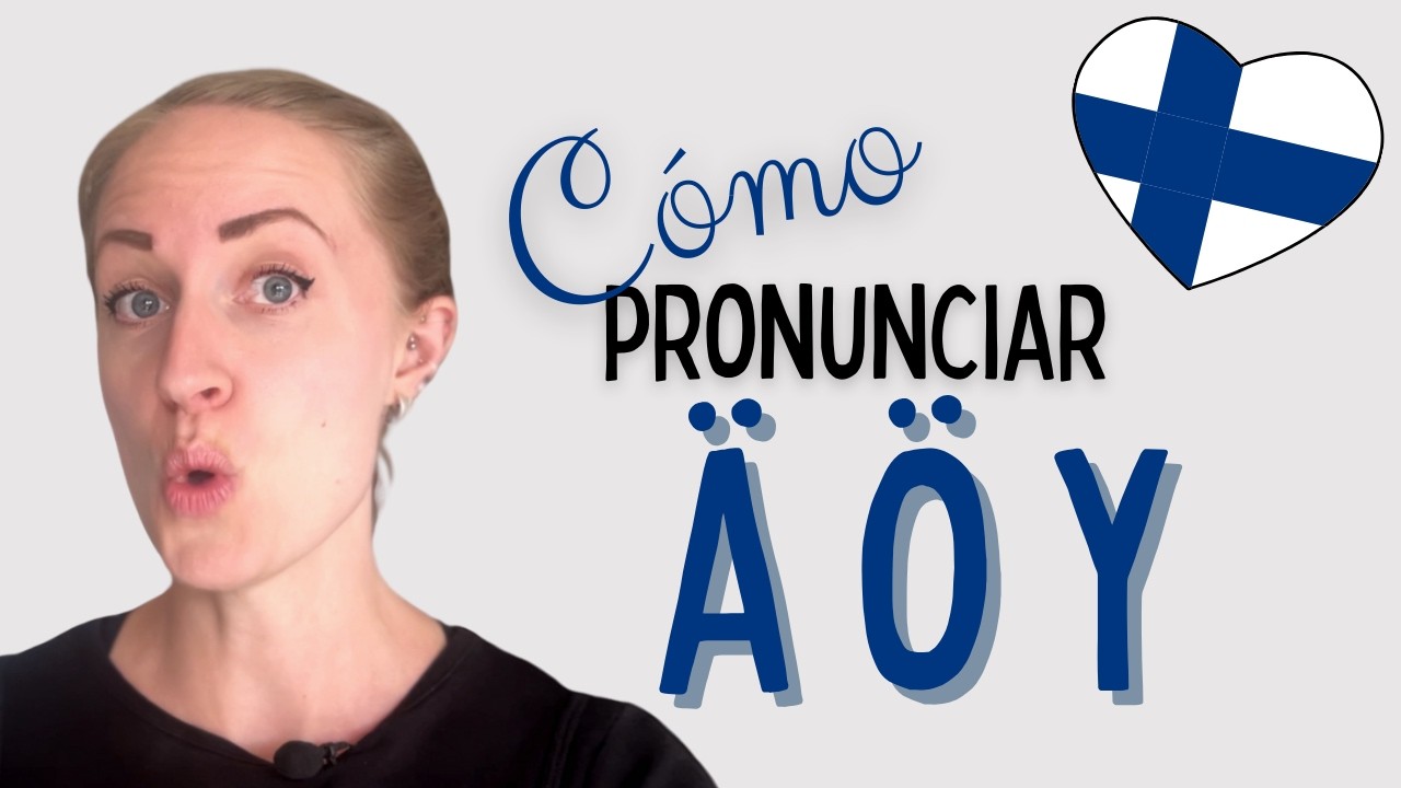 ¿Cómo pronunciar Ä, Ö, Y en finés? 🇫🇮🤔