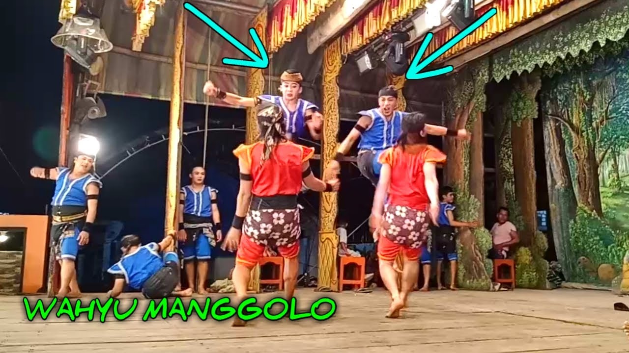Si Vano (kridho carito) ketemu teman lama (Ms Penjol) maen bareng di perang ketoprak WAHYU MANGGOLO
