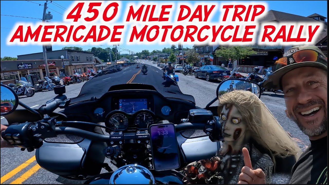 450 MILE DAY TRIP HARLEY DAVIDSON MOTORCYCLE RALLY #cyclefanatix #harleydavidson #roadglide