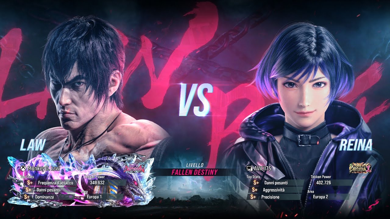 Law runs into an amazing GoD1 Reina - High Level matches - #tekken8law #tekken8reina #tekken8 
