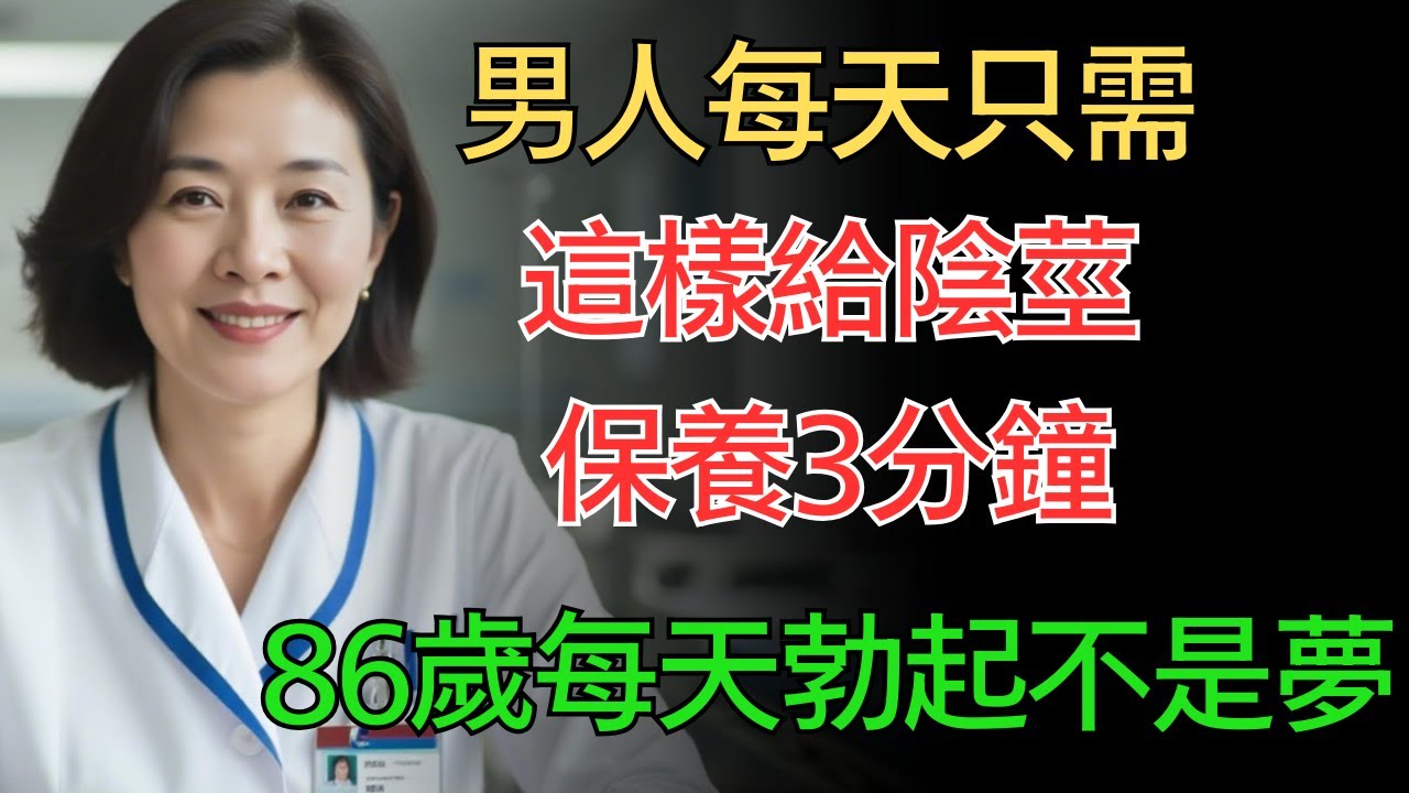 60歲後男性“命根子”如何保衛戰？泌尿科名醫：5個關鍵方法，1個隱藏秘訣，比吃藥更有效！