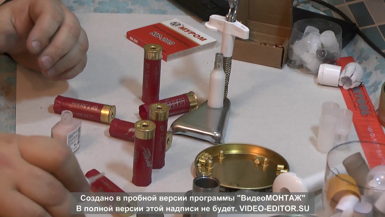 Снаряжение дробовых патронов 12 калибра (Самокрут). Часть№1 Ирбис-охота 35,15\28.