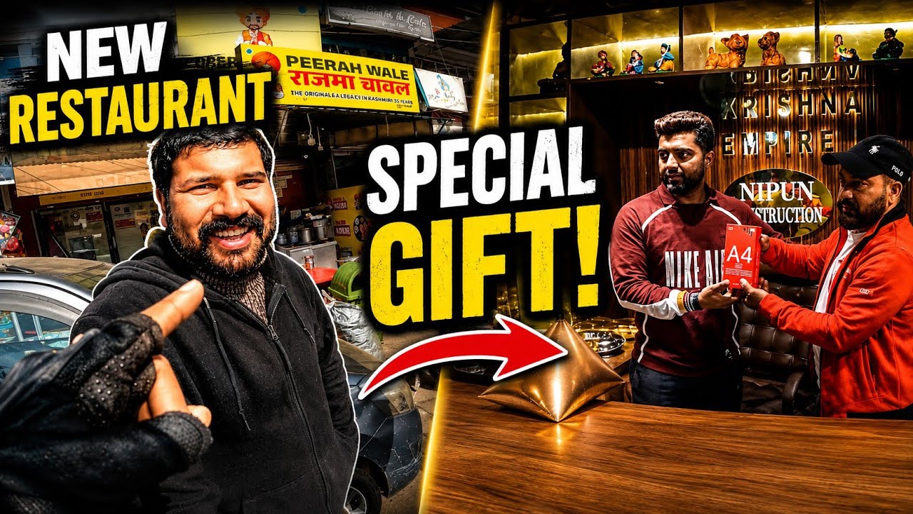 5th Restaurant Opened In Udhampur 😍 || Aftab bhai Ko Mila Gift Mai Phone 