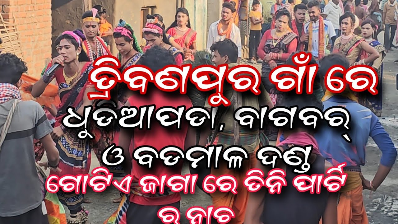 Tribanpur re Bagbar,Dhudiapada and Badmal Danda ||ଜୋରଦାର୍ ଡ୍ଯାନ୍ସ, ଫୁଲ୍ ଧମାକା || 