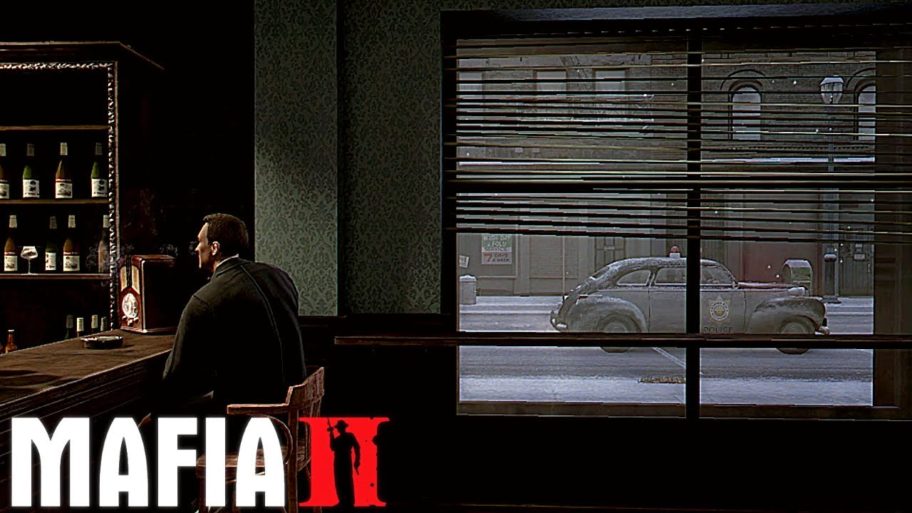 It's 1950s winter. you're stuck in Freddy's Bar listening to classic jazz.