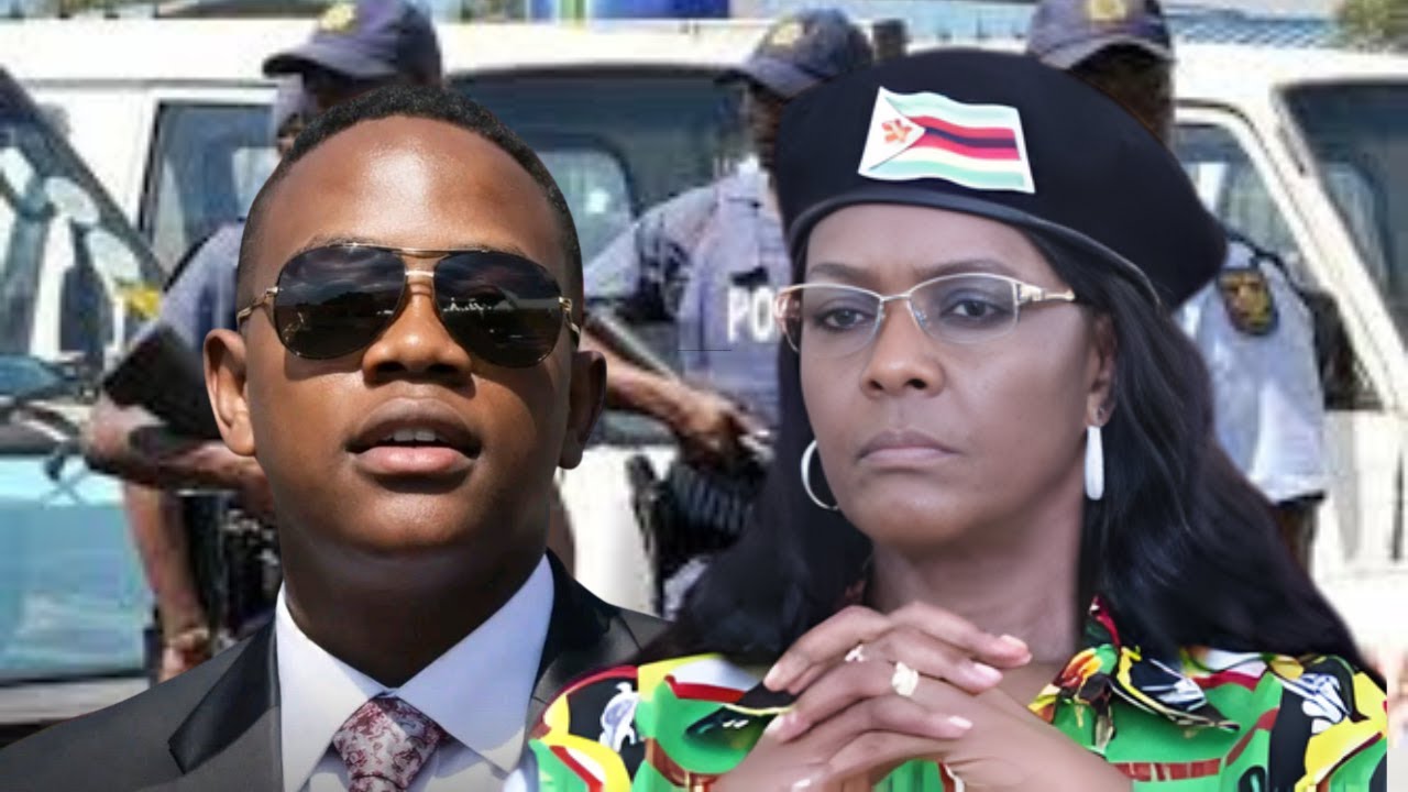 SA POLICE OFFICERS CAUGHT ON CAMERA STEALING VALUABLES FROM CHATUNGA MUGABE HOME