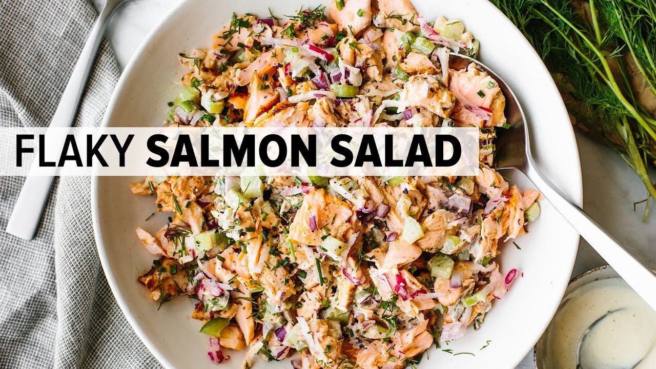 SALMON SALAD | if you like my tuna salad recipe, you'll LOVE this salmon salad recipe!