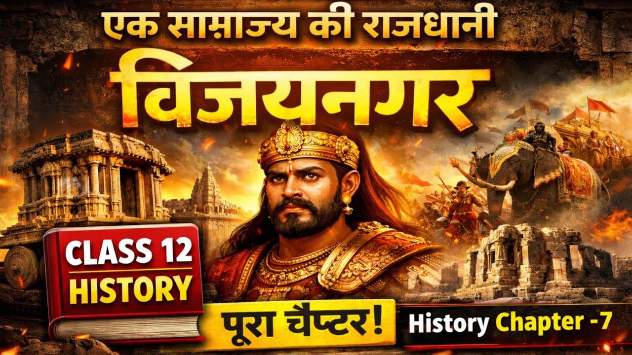 एक साम्राज्य की राजधानी: विजयनगर | Class 12 History Chapter 7 Full Explanation in Hindi