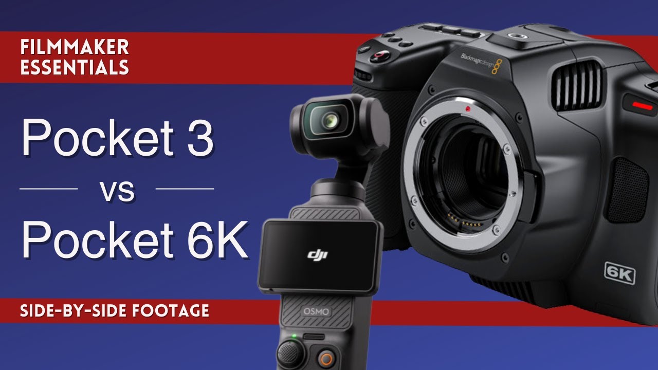 Dji  Goes Head-to-head With Bmpcc 6k Pro - Pocket 3 Vs Pocket 6k