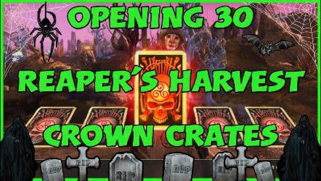 Eso | Opening 30 Reaper's Harvest Crown Crates