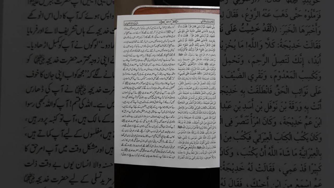 Bukhari shareef Chapter (KITABULWAHI) HADITH NO. 3