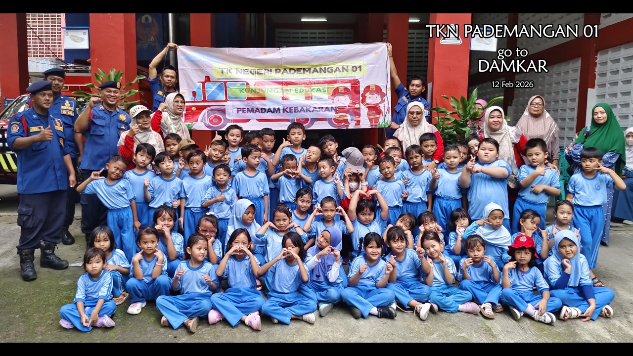 Edutrip TK Negeri Pademangan 01 ke Kantor Pemadam Kebakaran Kecamatan Pademangan