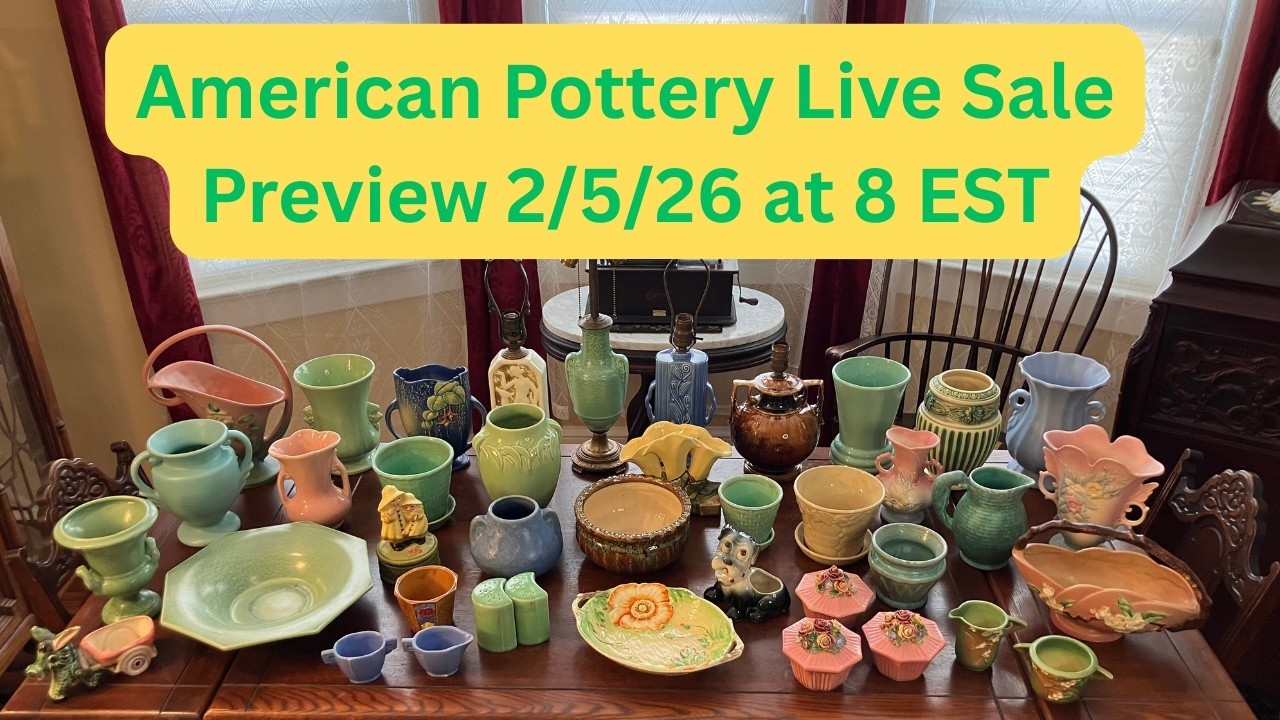 American Pottery Extravaganza Sale Preview
