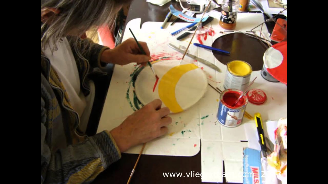 Making of the chinese dragon kite 2013