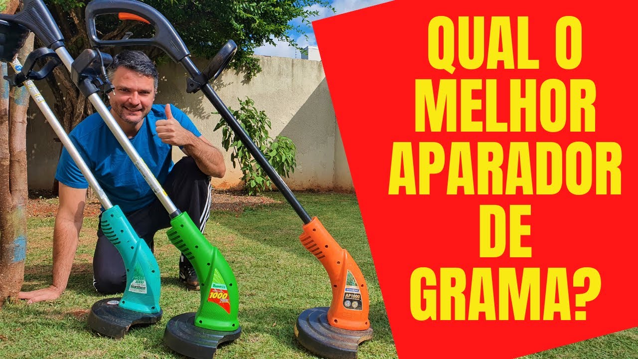 Qual melhor aparador de grama? GARTHEN, TRAMONTINA ou TRAPP?