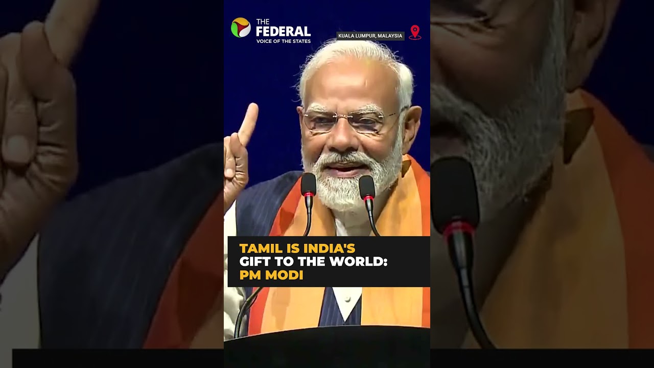PM Modi hails Tamil heritage, announces Tiruvalluvar centre in Malaysia | #shorts
