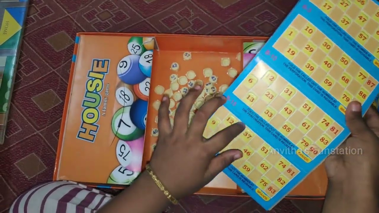 Housie game in tamil/tambola game/how to play housie game/Anvitha's Funstation/AFS