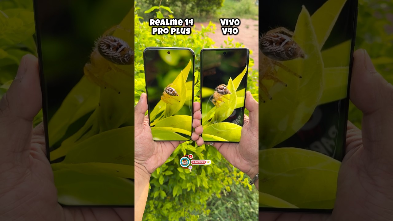 Realme 14 Pro Plus Vs Vivo V40 Camera Test #shorts