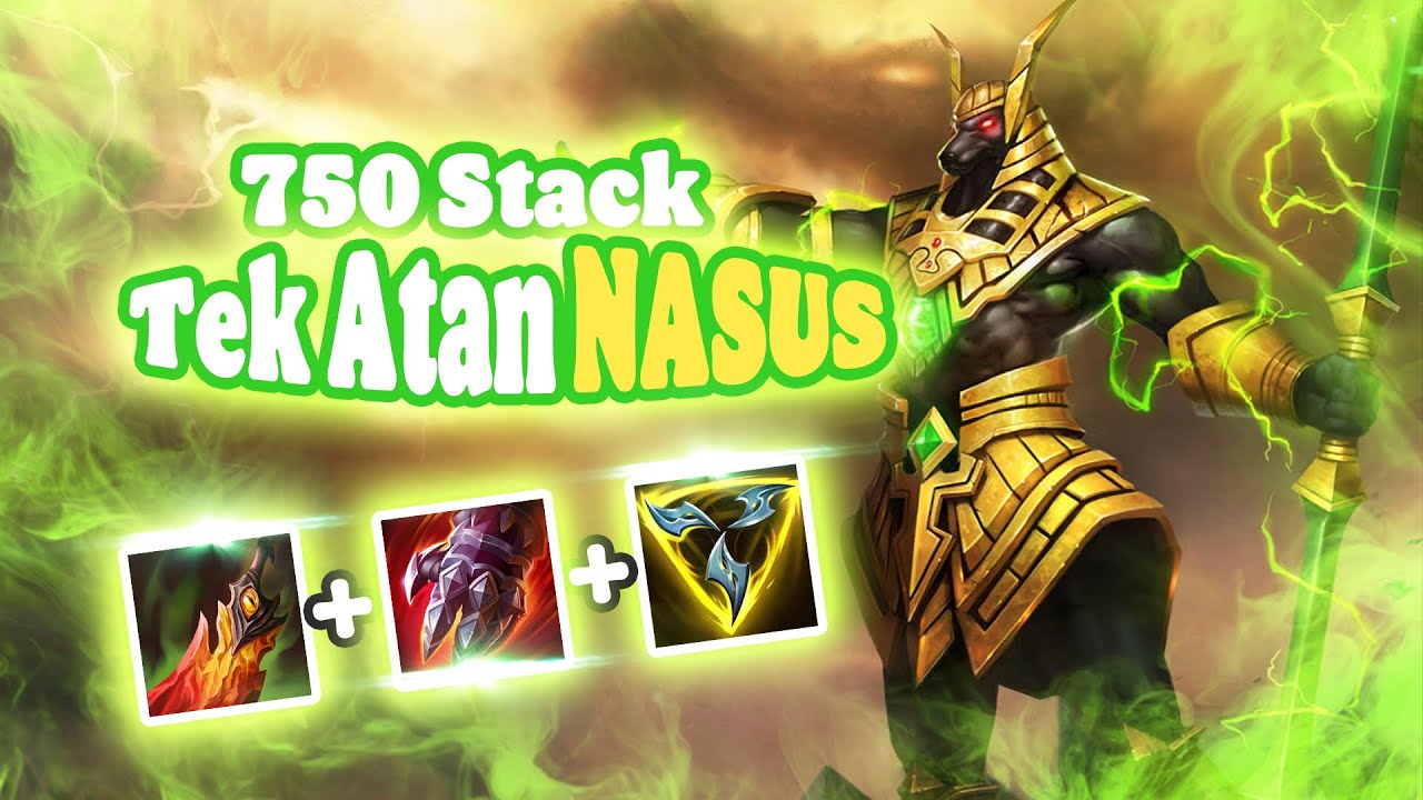 750 Stack Tek Q ile Tek Atan Efsanevi Nasus Wild Rift