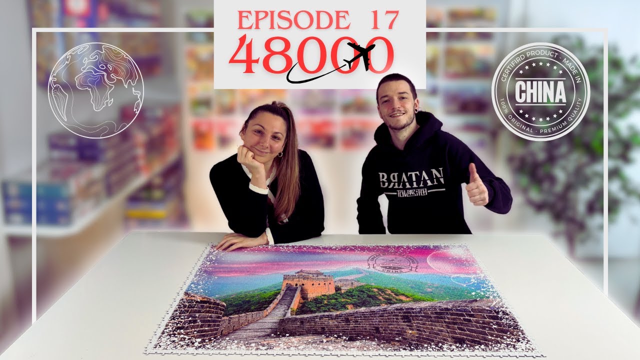 ON DÉCOUVRE LA MURAILLE DE CHINE 🐲🇨🇳 [Puzzle 48.000 Pièces] + On offre nos puzzles