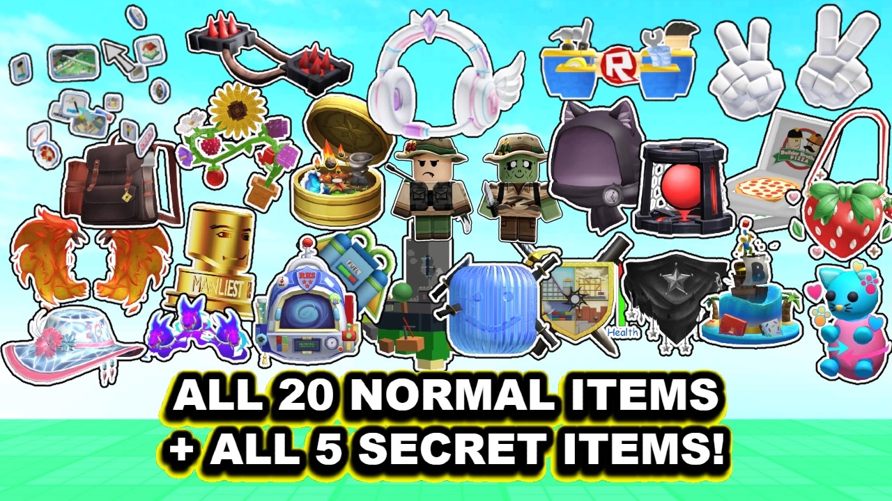 How To GET ALL 5 SECRET and 20 NORMAL ITEMS + BADGES | The Hunt: Roblox 20 [EVENT]