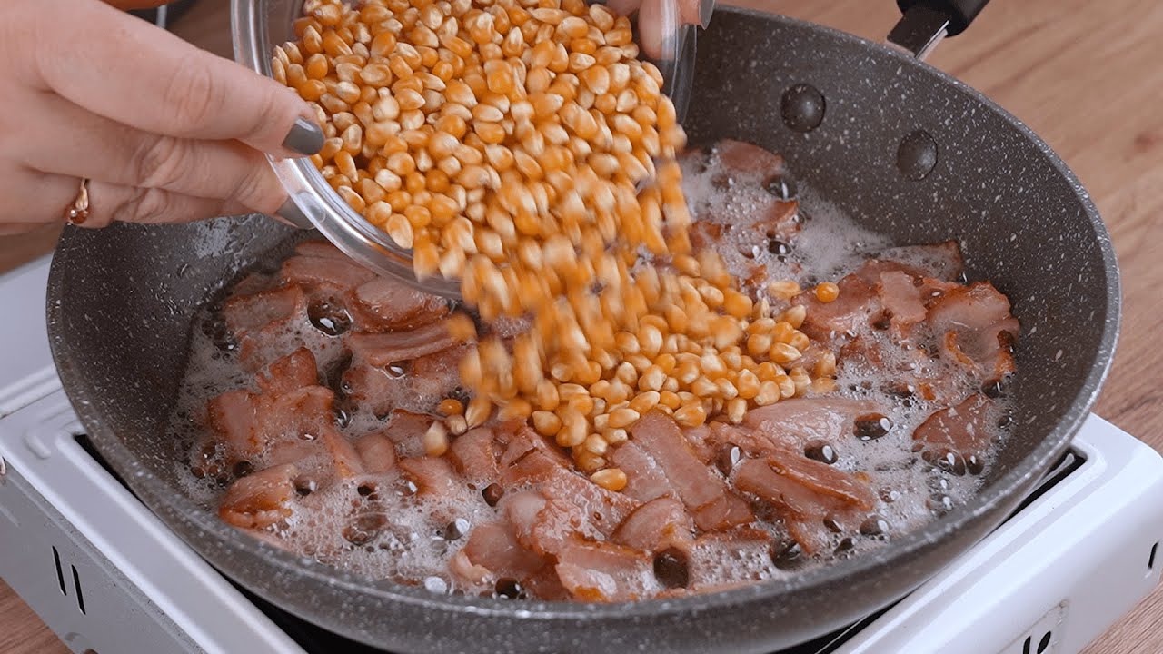 Sempre que faço pipoca assim, todo mundo me pede a receita