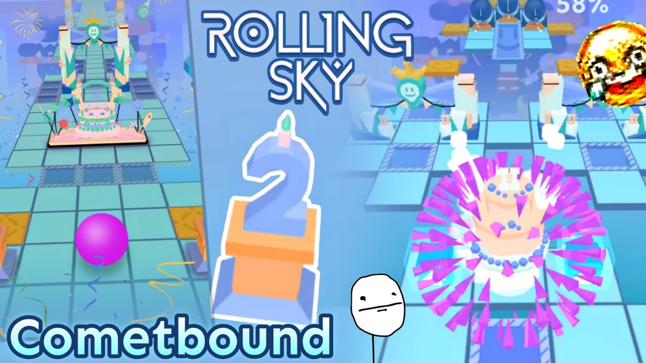 [КОМЕТА НЕ ПРИБЛИЗИТСЯ ☄️] Rolling Sky — Cometbound