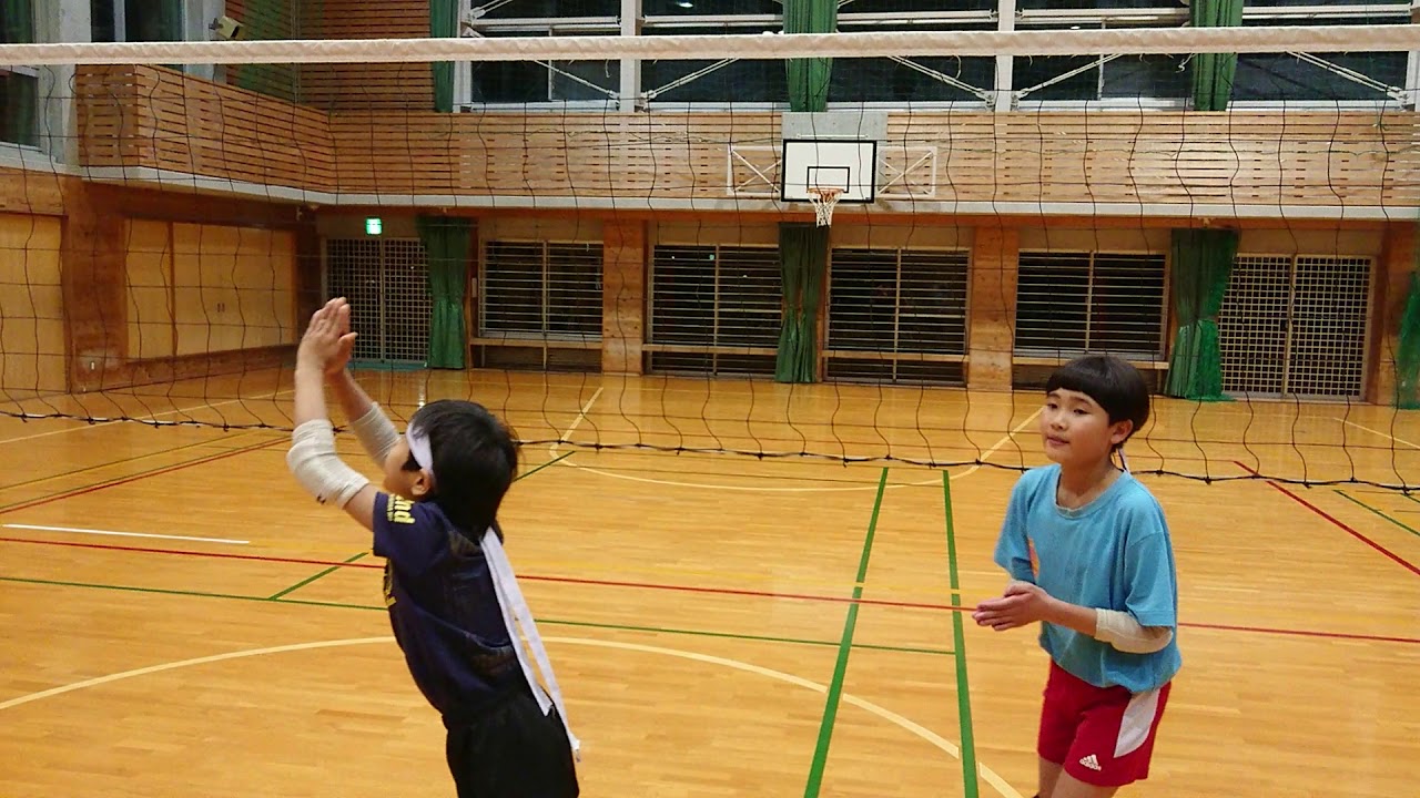 平成最後の練習日😃小学生バレーボール【トスは持たない❕の意識付け】
