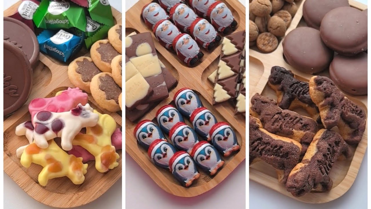 Filling Platter With Sweets asmr
