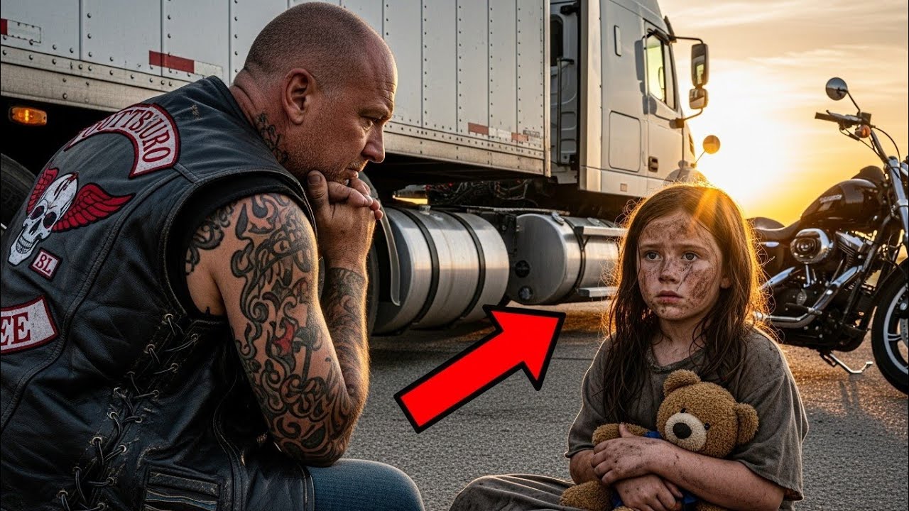 Abandoned and Hungry Little Girl Had Only a Ragged Toy What the Hell Angels Did Will Melt Your Heart