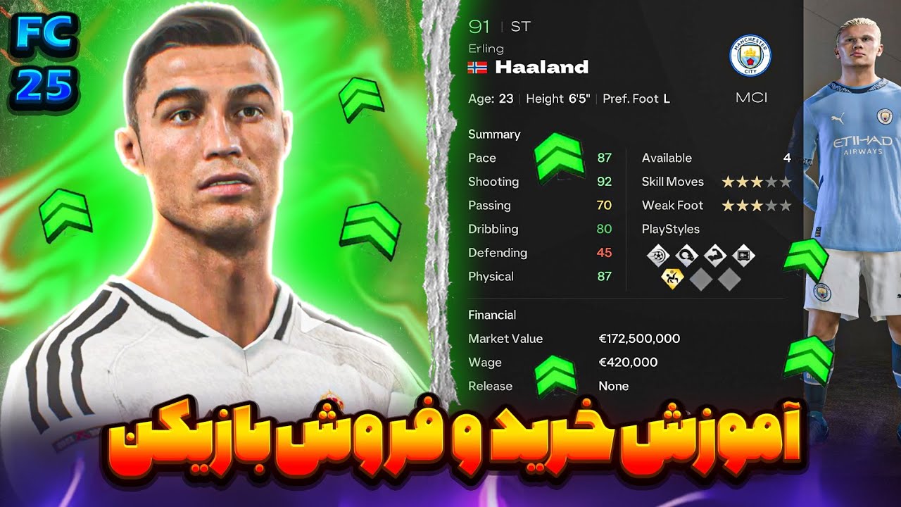 آموزش خرید بازیکن و فروش بازیکن تو کریرمود fc25✅کامل و کوتاه
