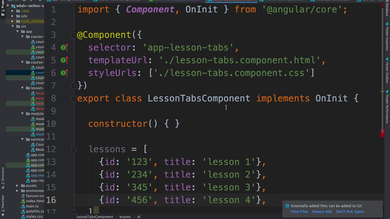 Rendering arrays in Angular applications cs5610o sp20 10303