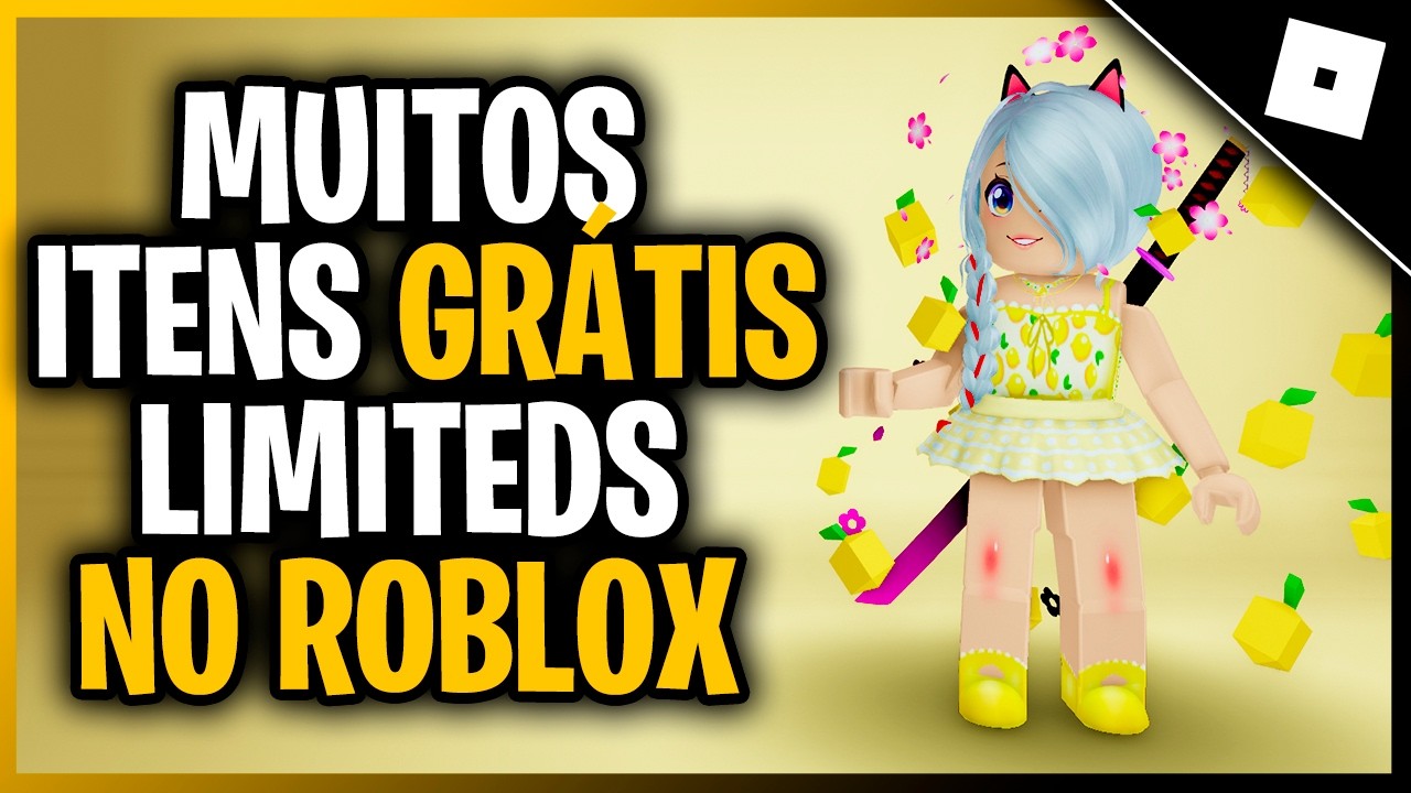 PEGUE AGORA MESMO MUITOS ITENS GRÁTIS NO ROBLOX! CABELOS GUERREIRAS DO K-POP, AURA DE LIMÃO GRÁTIS +