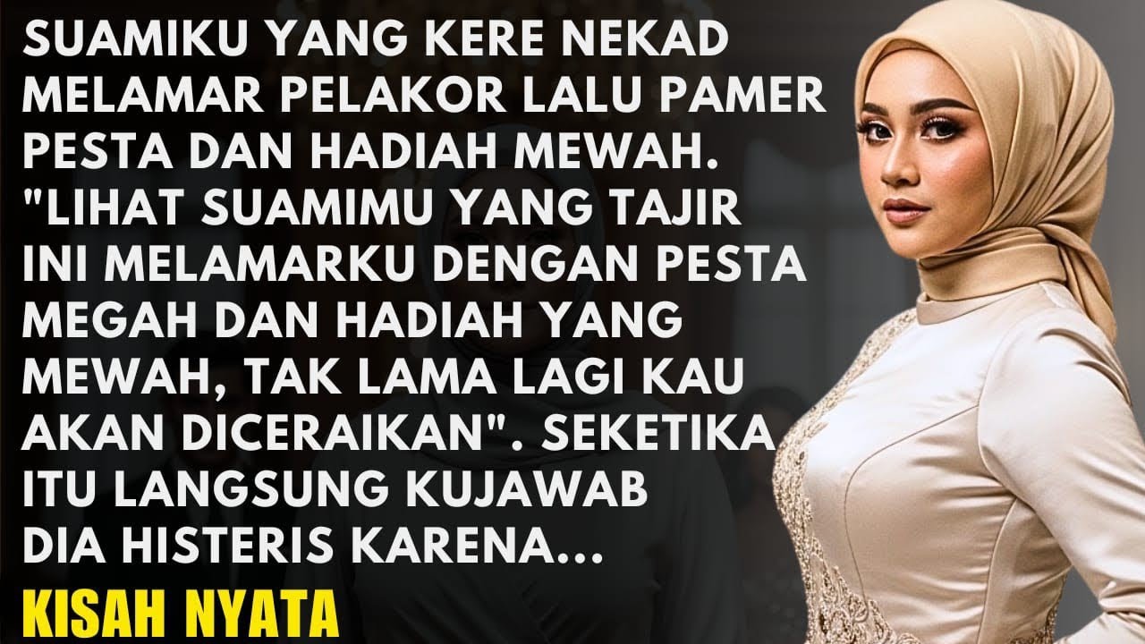 PELAKOR SENGAJA PAMER SAAT DILAMAR SUAMIKU DENGAN PESTA MEGAH - TAK LAMA MEREKA HISTERIS SAAT AKU.. 