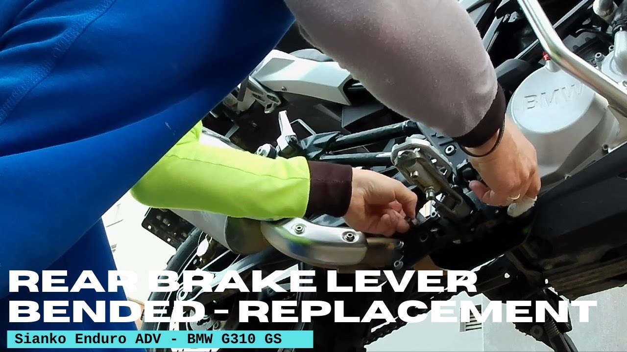 BMW G310GS rear brake lever replacement