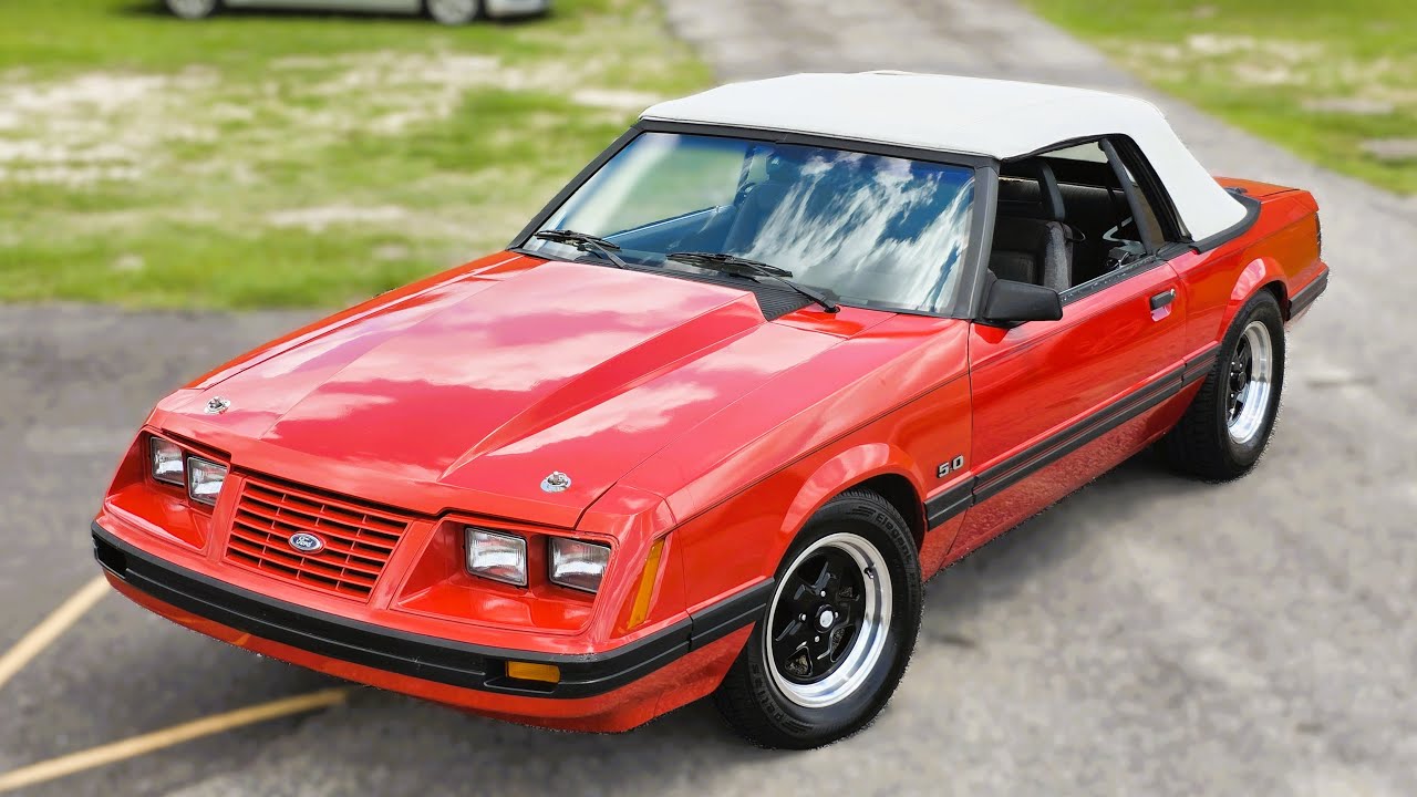 Everything you need to know about this 1984 Ford Mustang LX convertible at I-95 Muscle